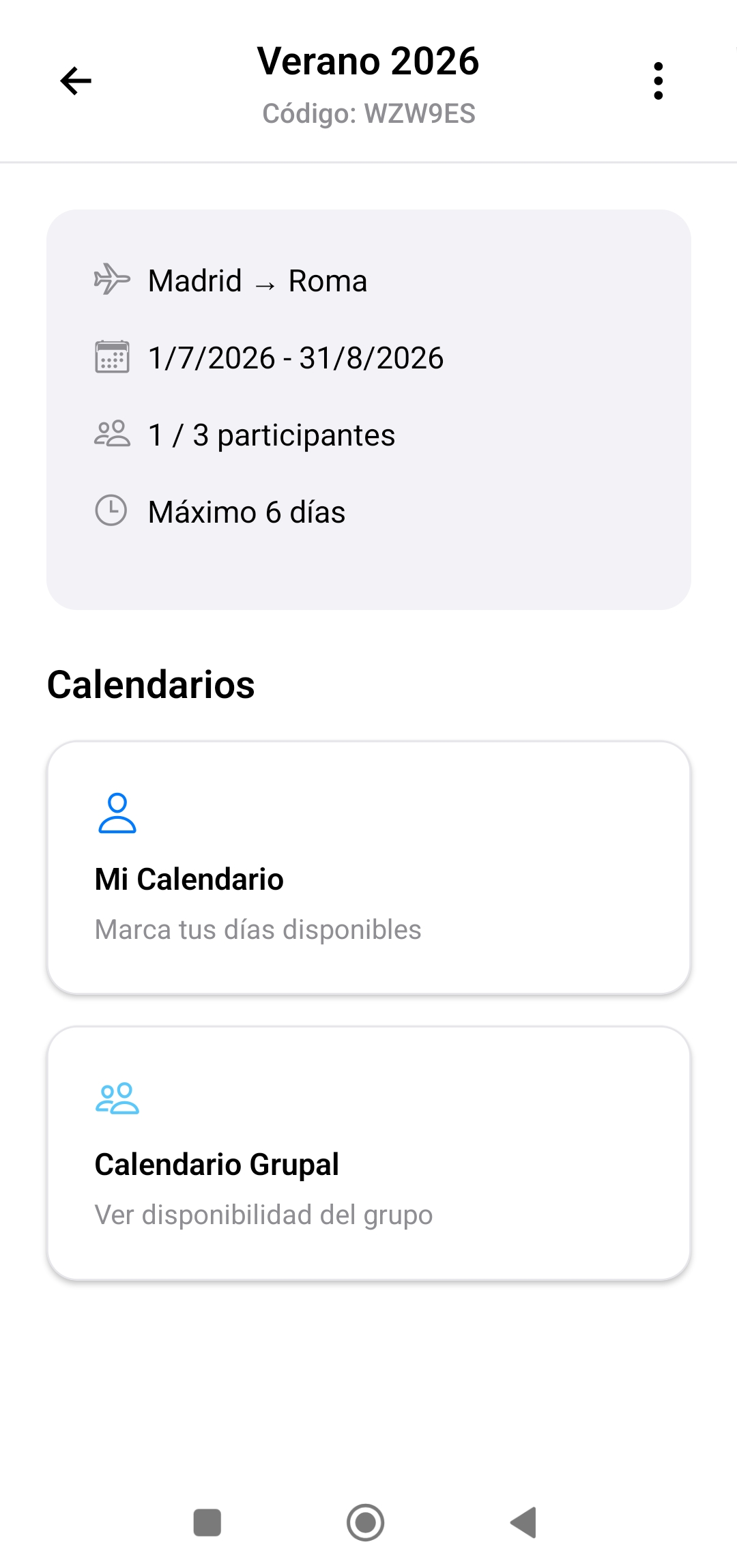 Gestión de Grupo - Administra miembros